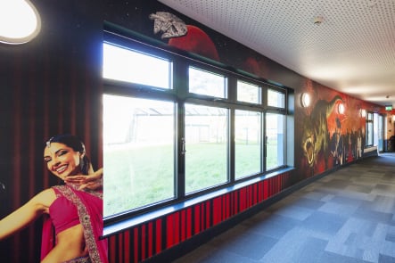 Roebuck Primary and Nursery subject corridor bespoke wall art