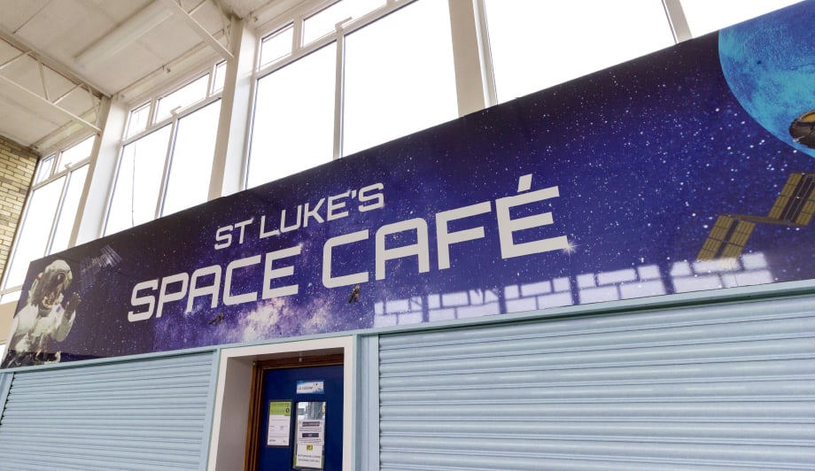 St Lukes Solar System space cafe Wall Art