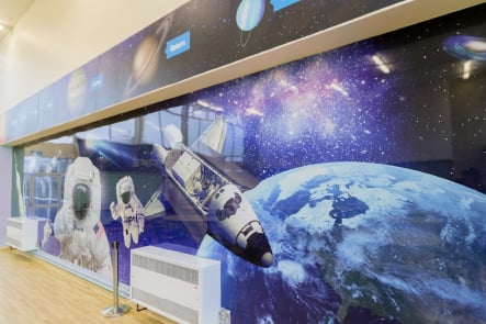 Foundation School bespoke solar system space themed cafe Wall Art