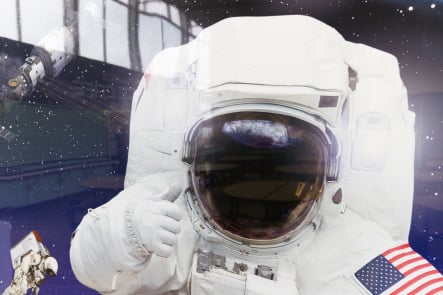 St Lukes Space themed solar system bespoke wall art