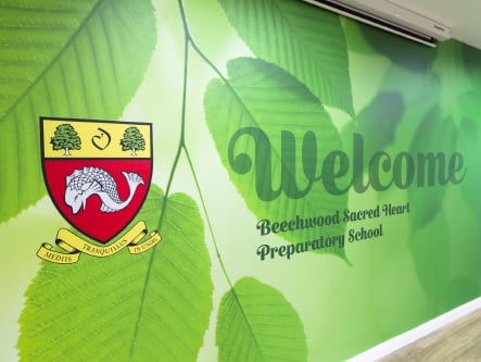 Beechwood Sacred Heart School welcoming entrance Wall Art
