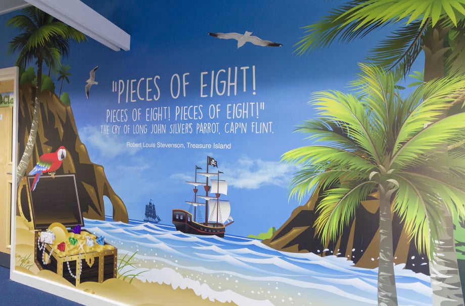 Ryedene Primary School English Literature Themed large format Wall Art