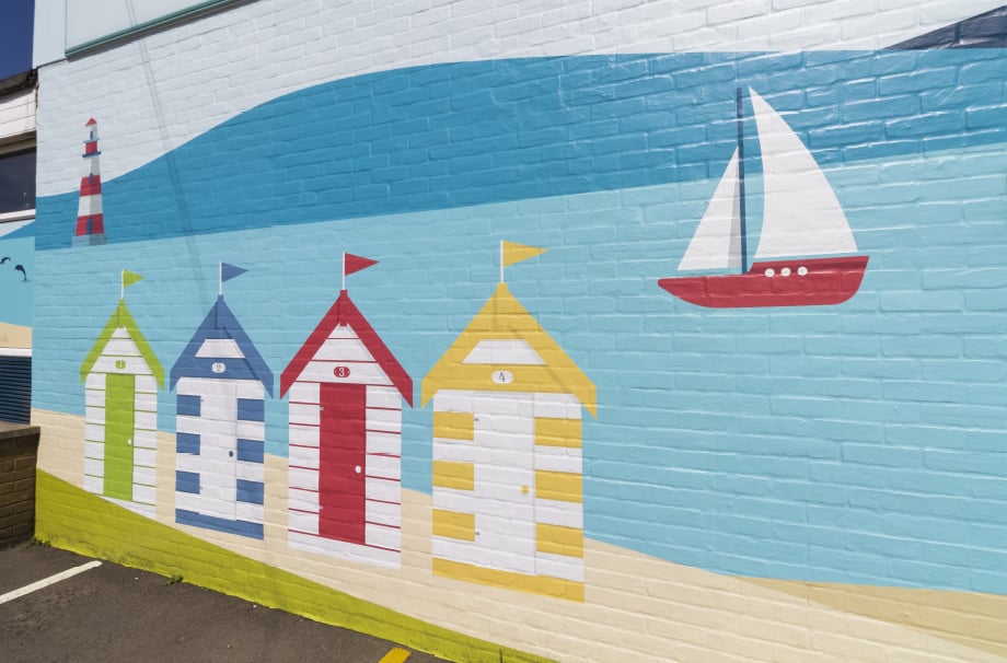 Westminster Primary School welcome wall art