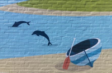 Primary Schools themed external feature welcome wall