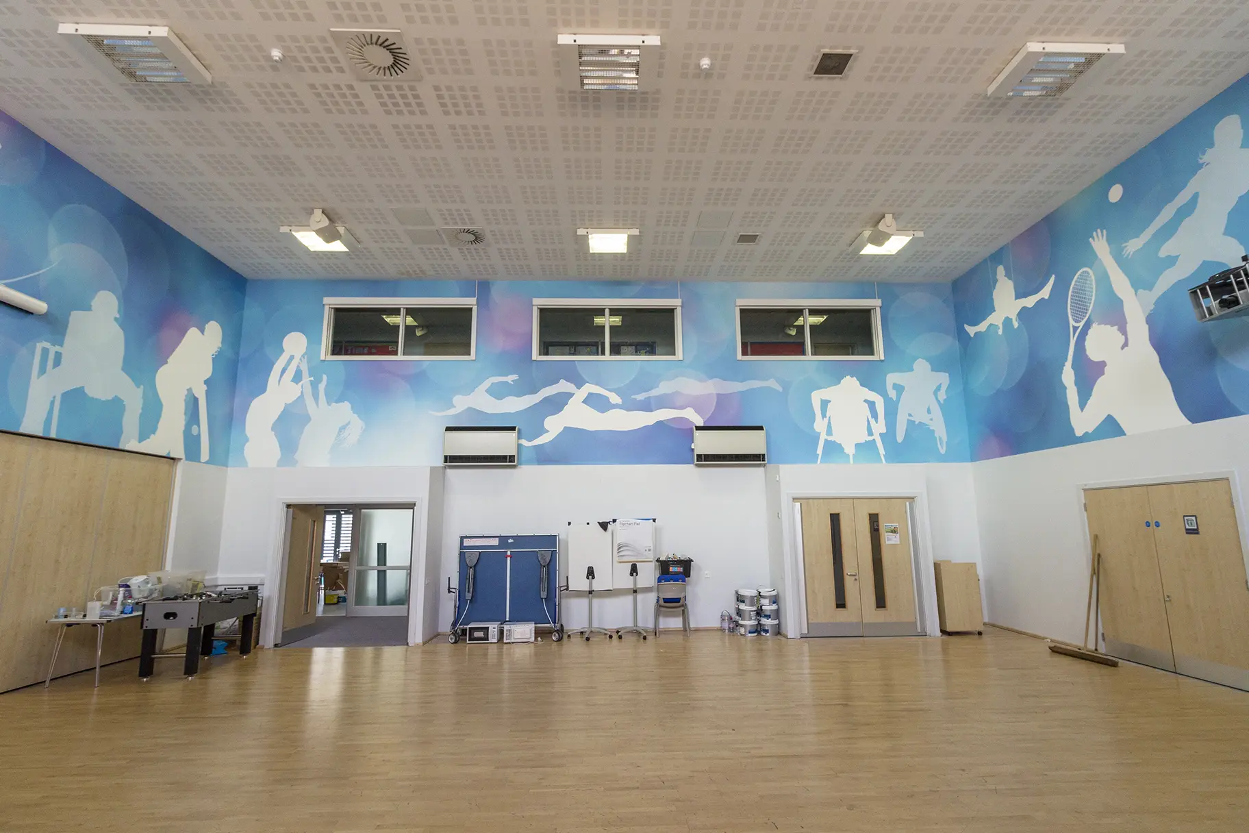 College Park School Sports themed large format Wall Art