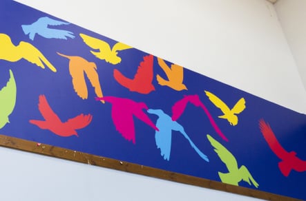Primary School bespoke design and installation feature wall art
