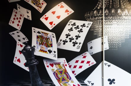 Bespoke wall graphic Alice in Wonderland inspired theme wall art