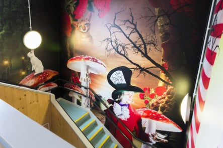 Alice In Wonderland Staircase Art