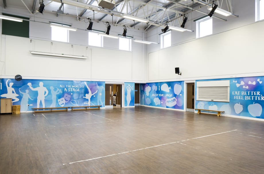 The Colleton Schools inspirational and motivational sports hall Wall Art