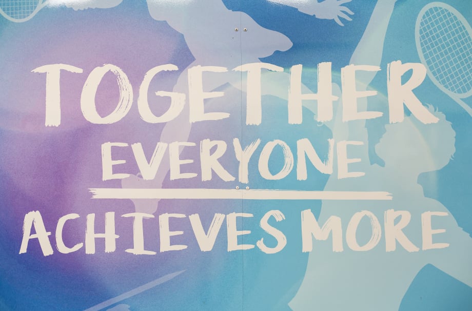 The Colleton Schools sports halls motivational Wall Art