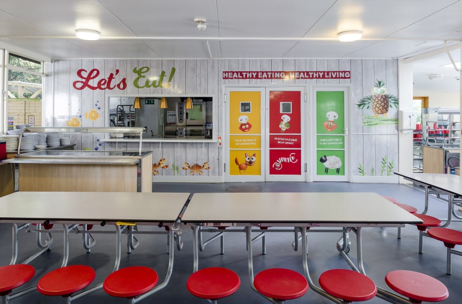 Reigate St Marys healthy eating canteen Wall Art
