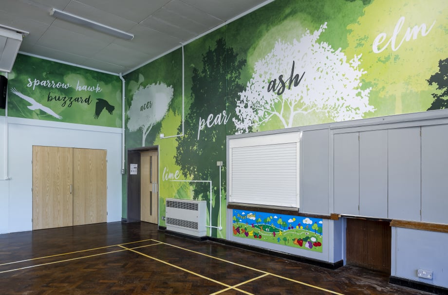 Crofton Anne Dale School Hall geography large wrap wall art