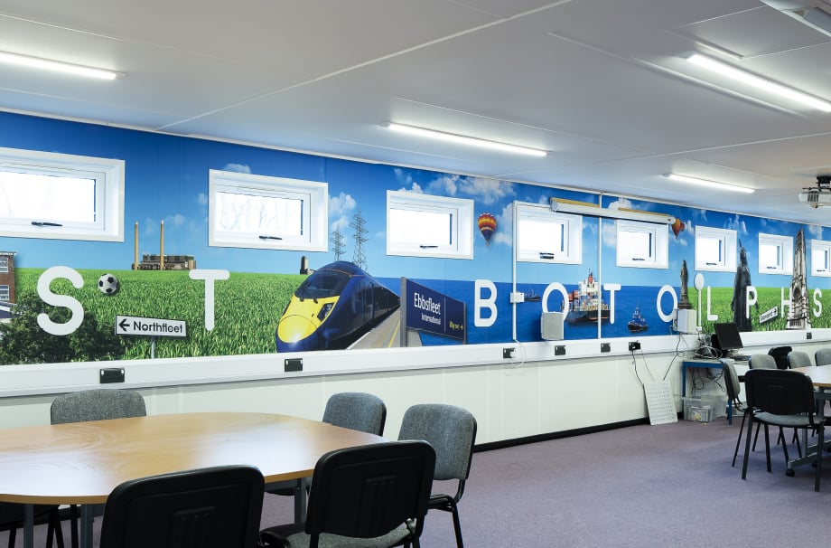 St Botolphs School Bespoke Classroom Wall Art