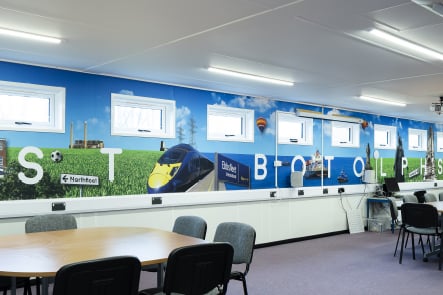 St Botolph’s Primary School local feature classroom wall art
