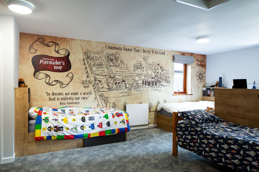 Summer Fields dorm art for independent schools