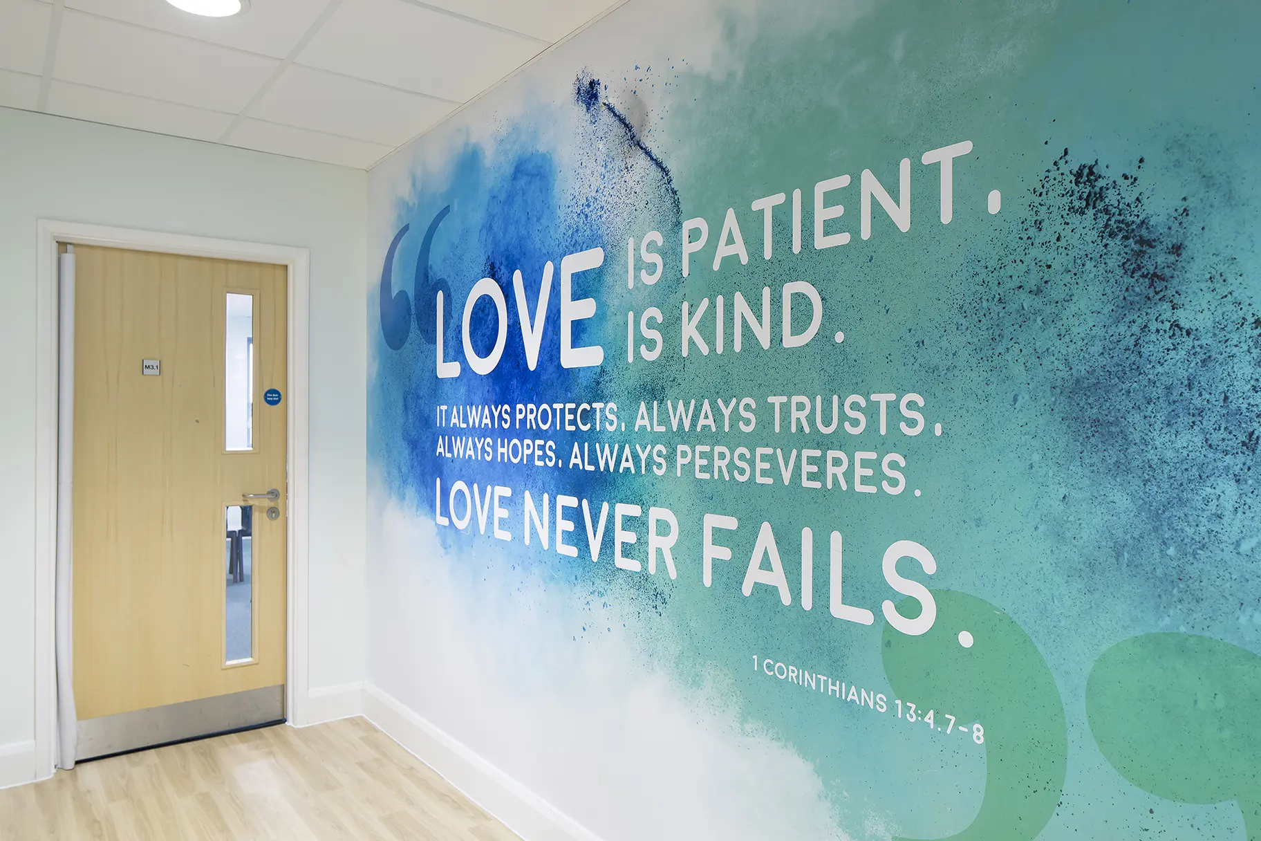 st edmunds inspiration corridor wall art