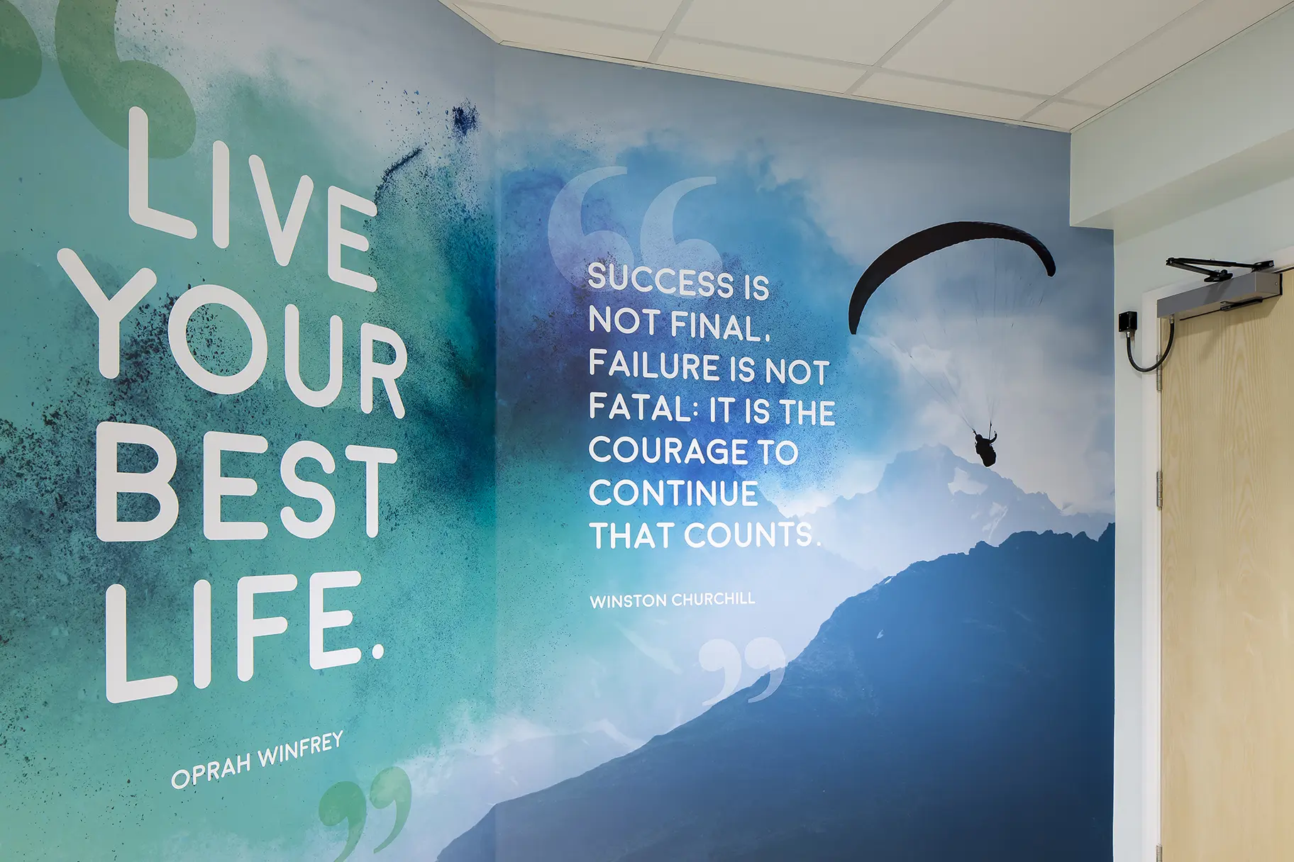 st edmunds inspiration corridor wall art