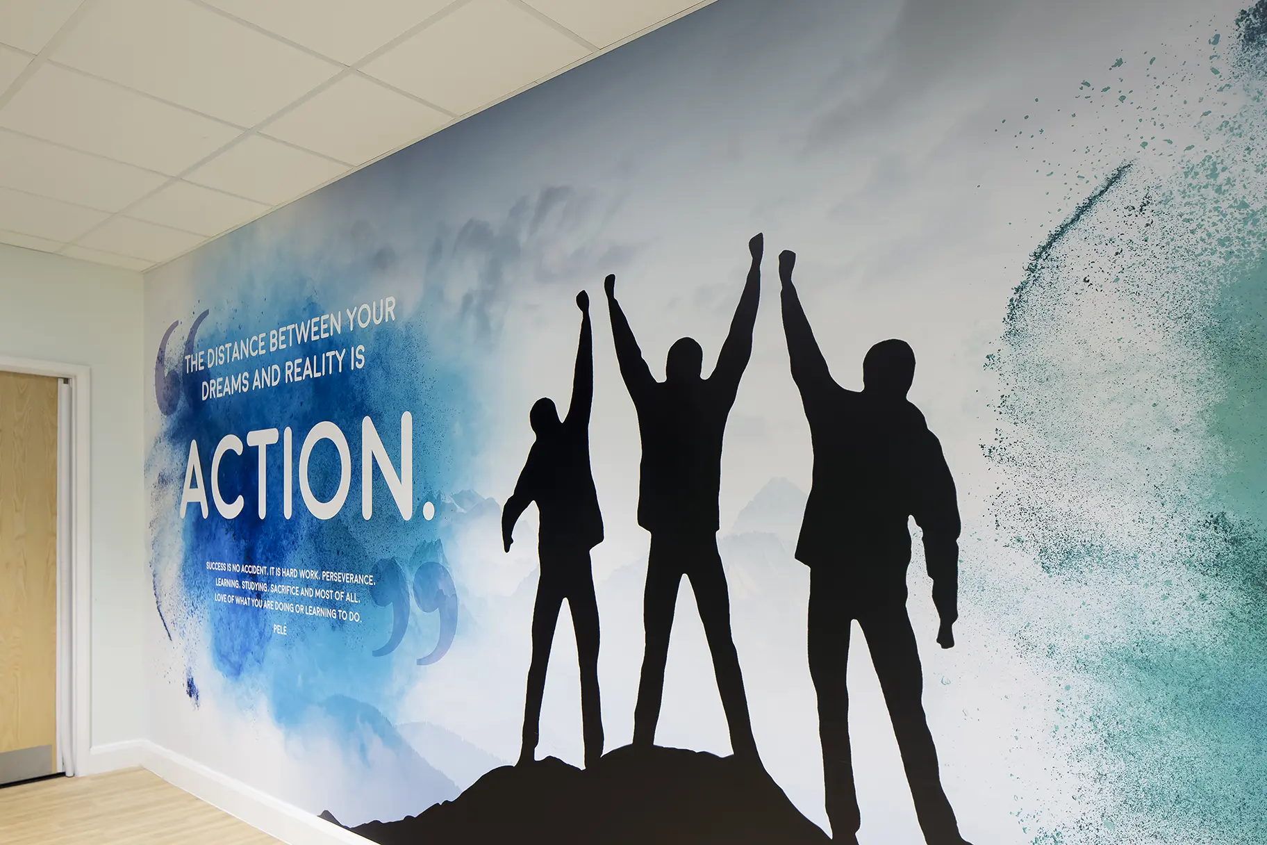 st edmunds inspiration corridor wall art