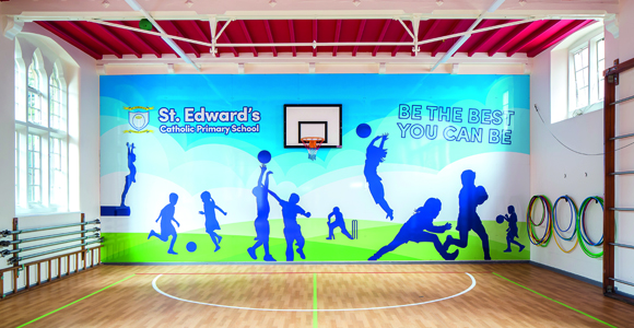 St Edward’s Primary School - Sports Hall Wrap