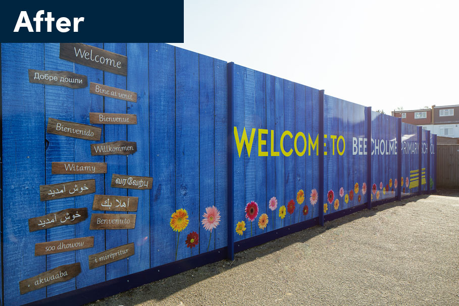 Beecholme fence after