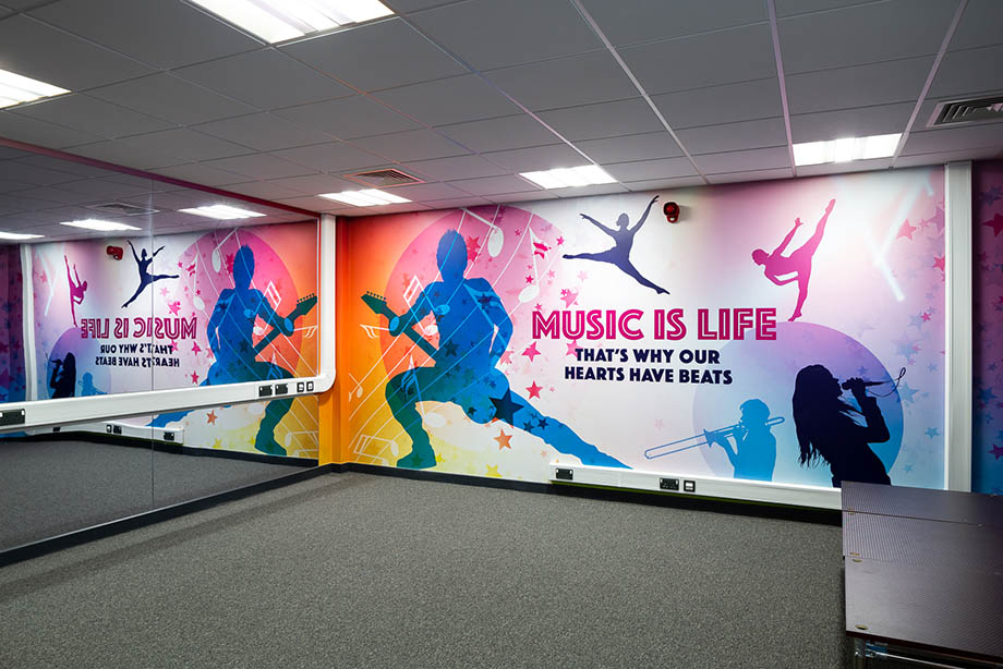 Fairfields School wall art for primary schools