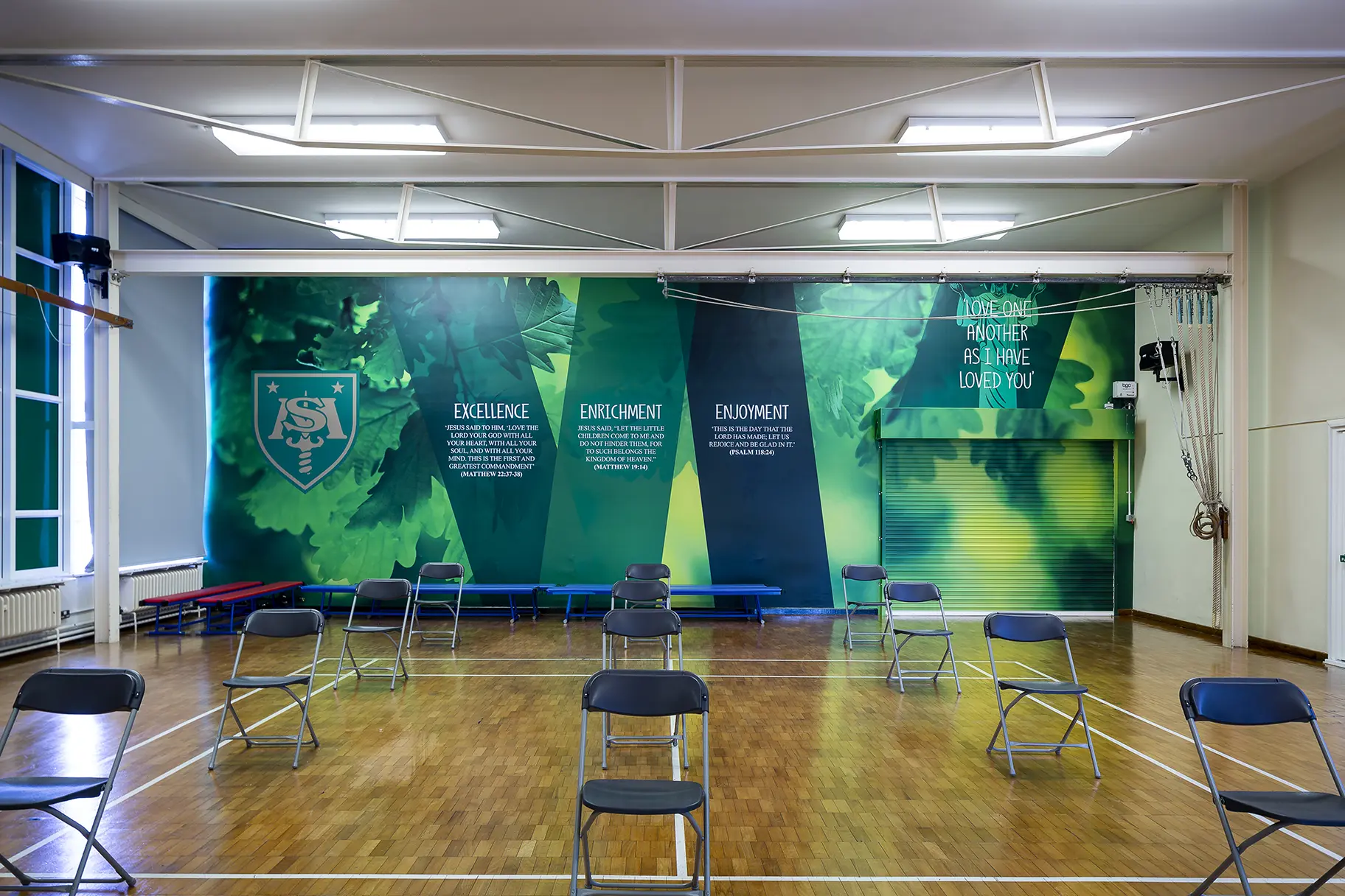 St Michaels Primary School Values Wall Art