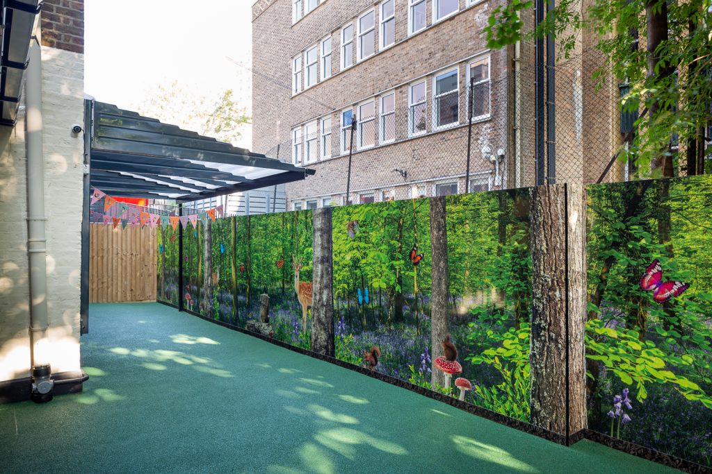 Outdoor learning space one world