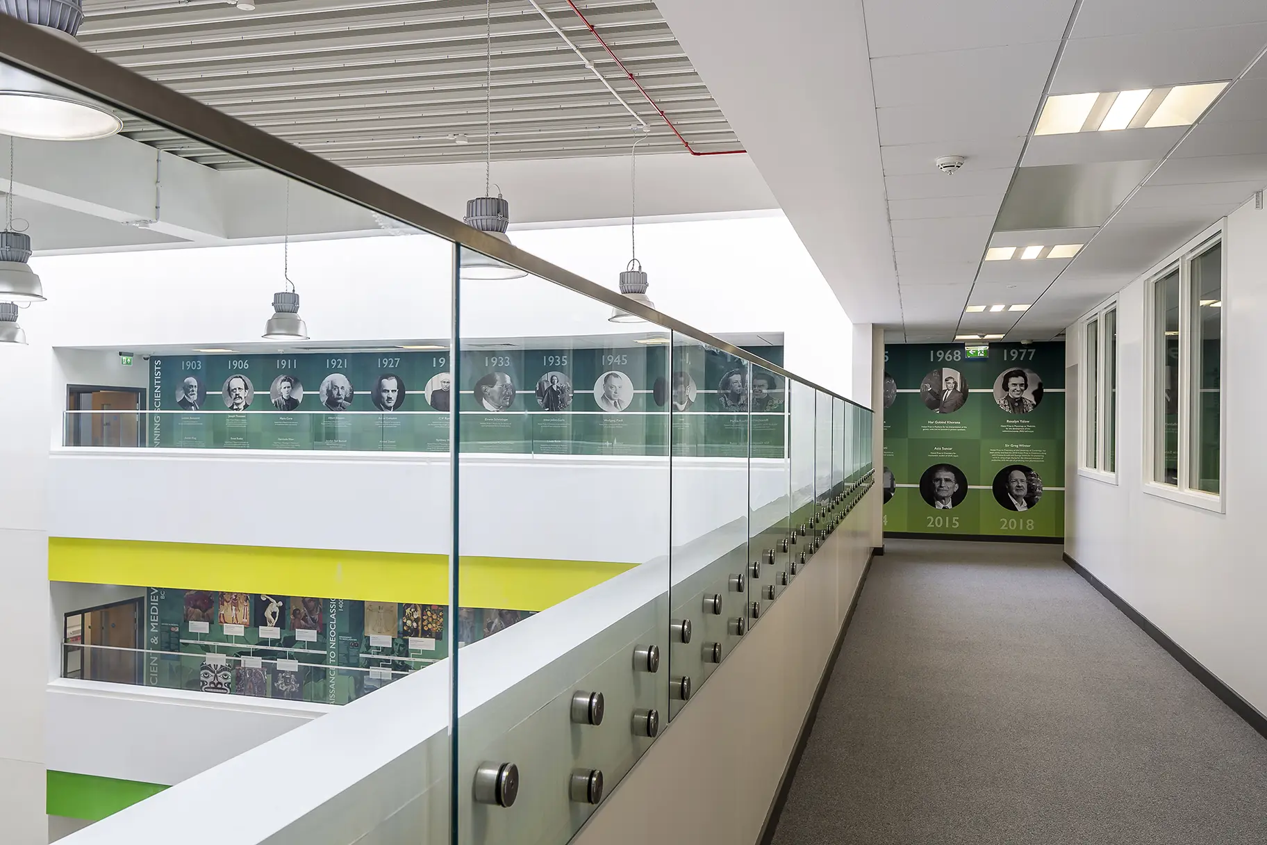 Alperton Atrium Timeline Wall Art