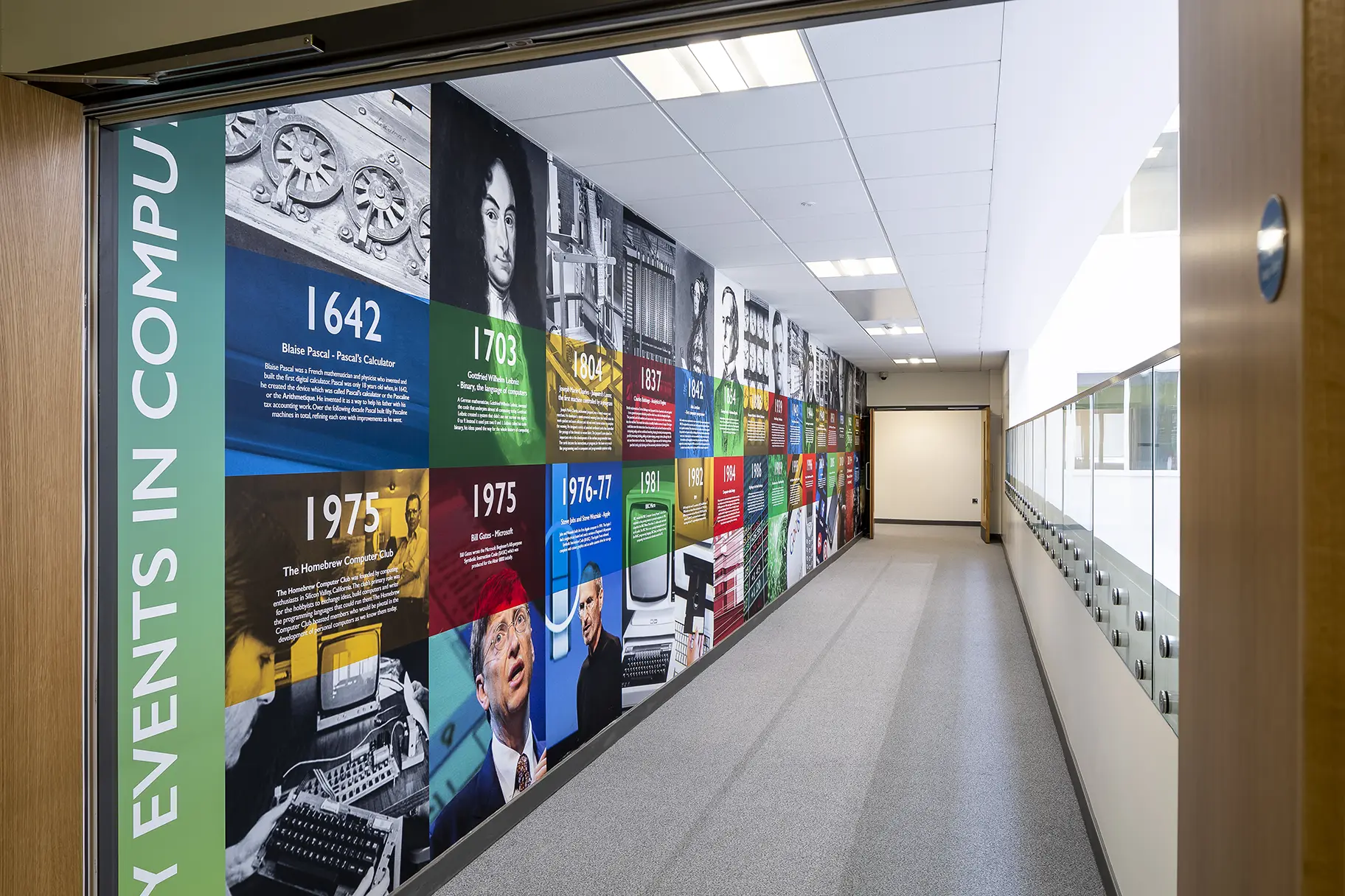 Alperton Atrium Timeline Wall Art