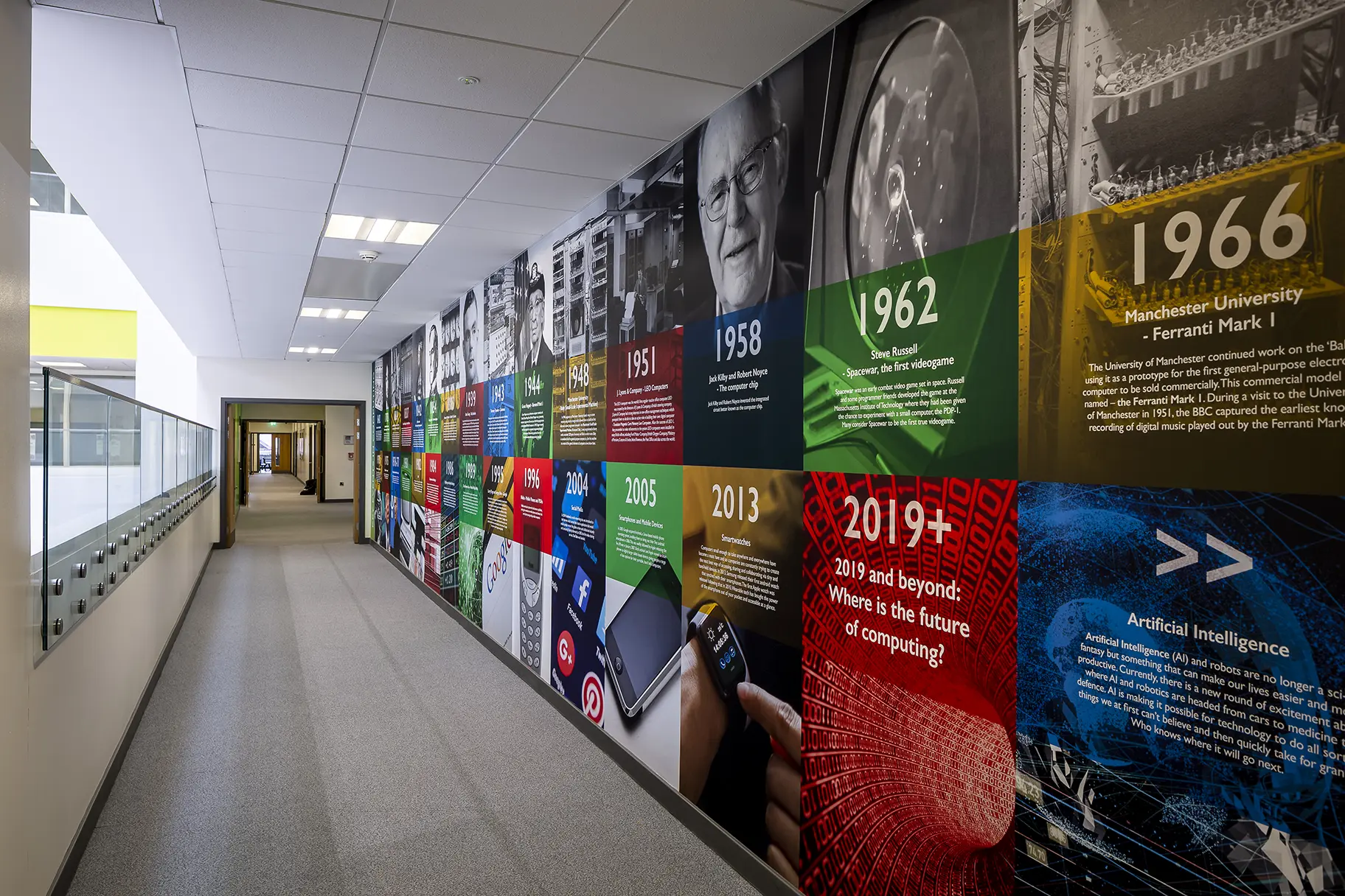 Alperton Atrium Timeline Wall Art