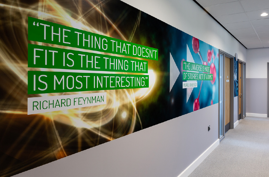 Chertsey wall art for secondary schools