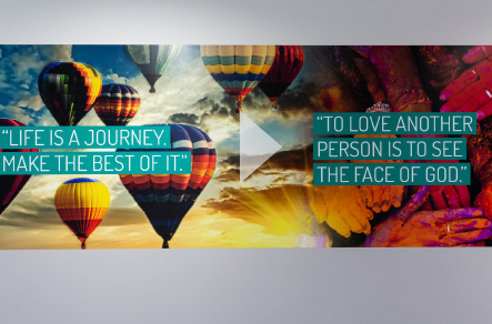 Chertsey wall art for secondary schools