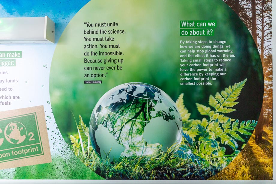 Brentfield Humanities school wall art