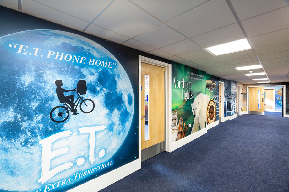 Lee Chapel Literacy School wall art