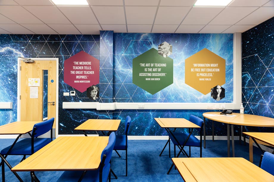 Lee Chapel teaching centre wall art