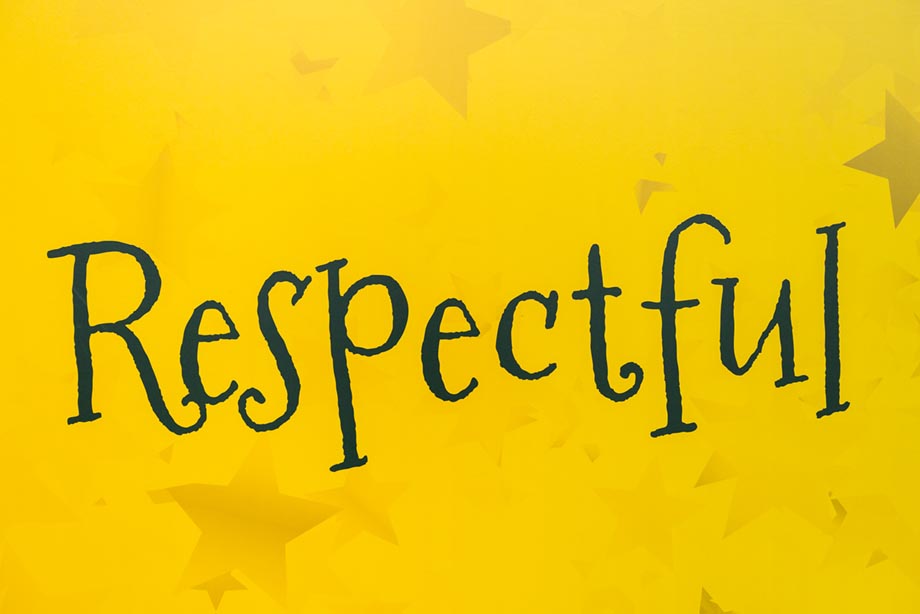 Middleton Primary School values wall art