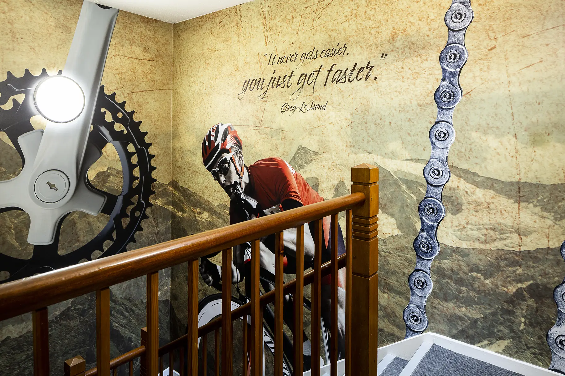 PYS Summer Fields Front Lodge Sports Dorm Wall