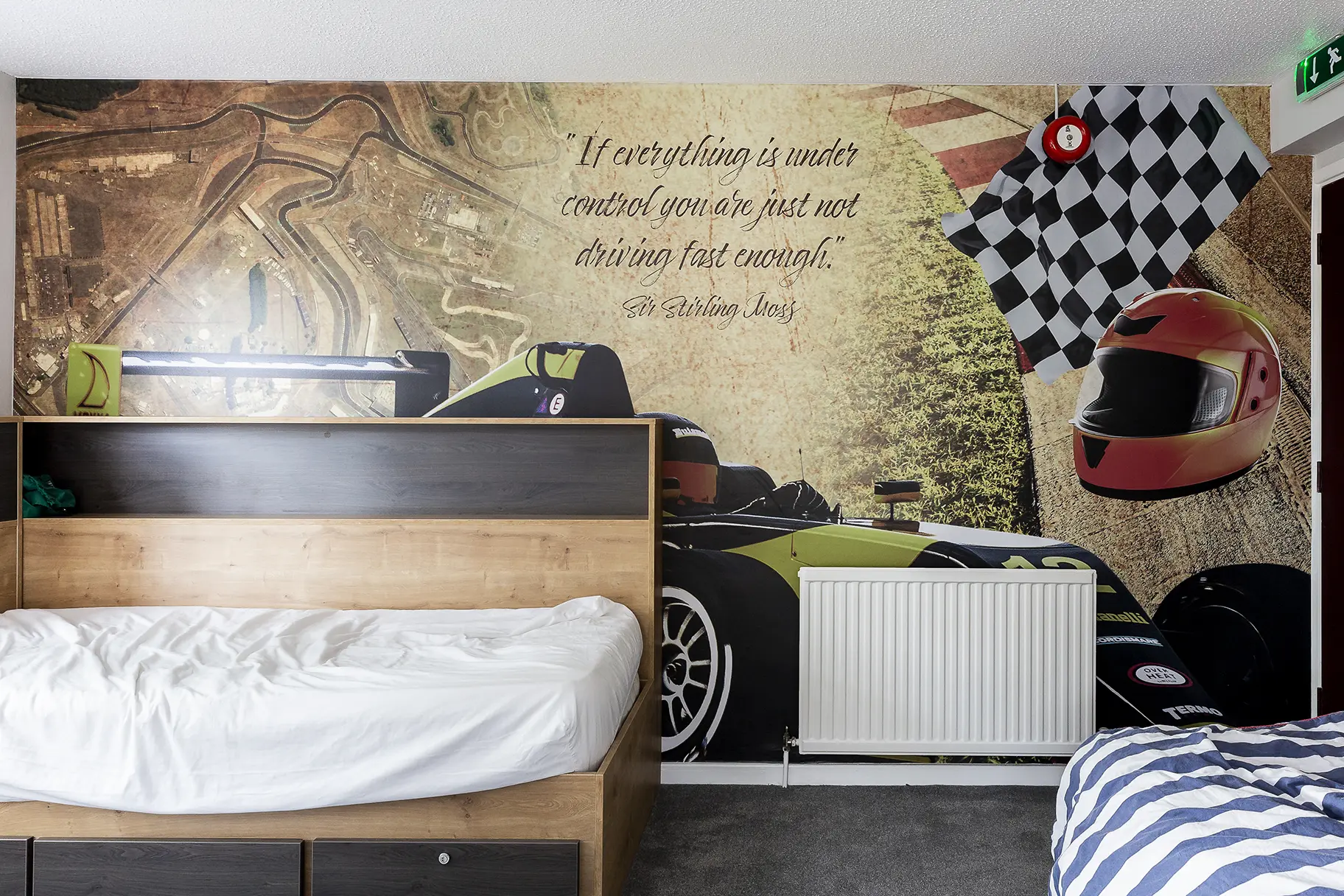 PYS Summer Fields Front Lodge Sports Dorm Wall