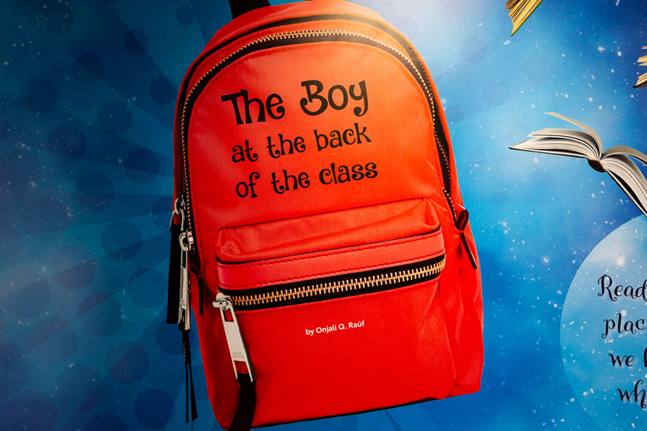 Wellington school library wall art