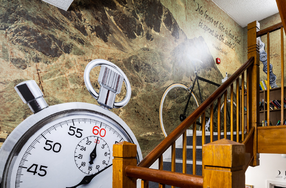 Summer Fields Oxford sports large format Front Lodge dorm wall art