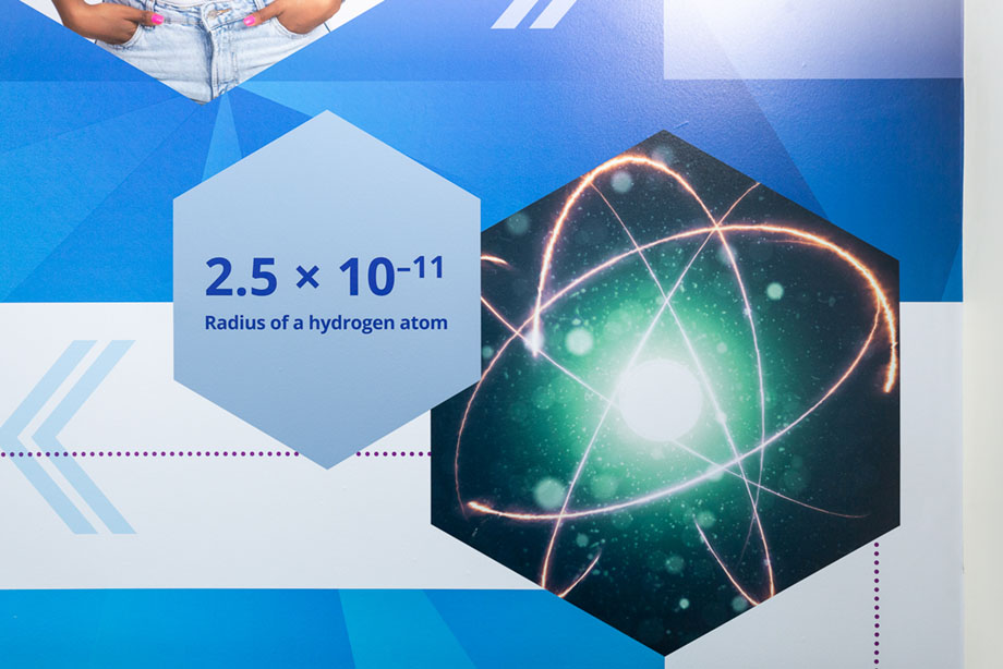 Fulham Cross stairwell school wall art