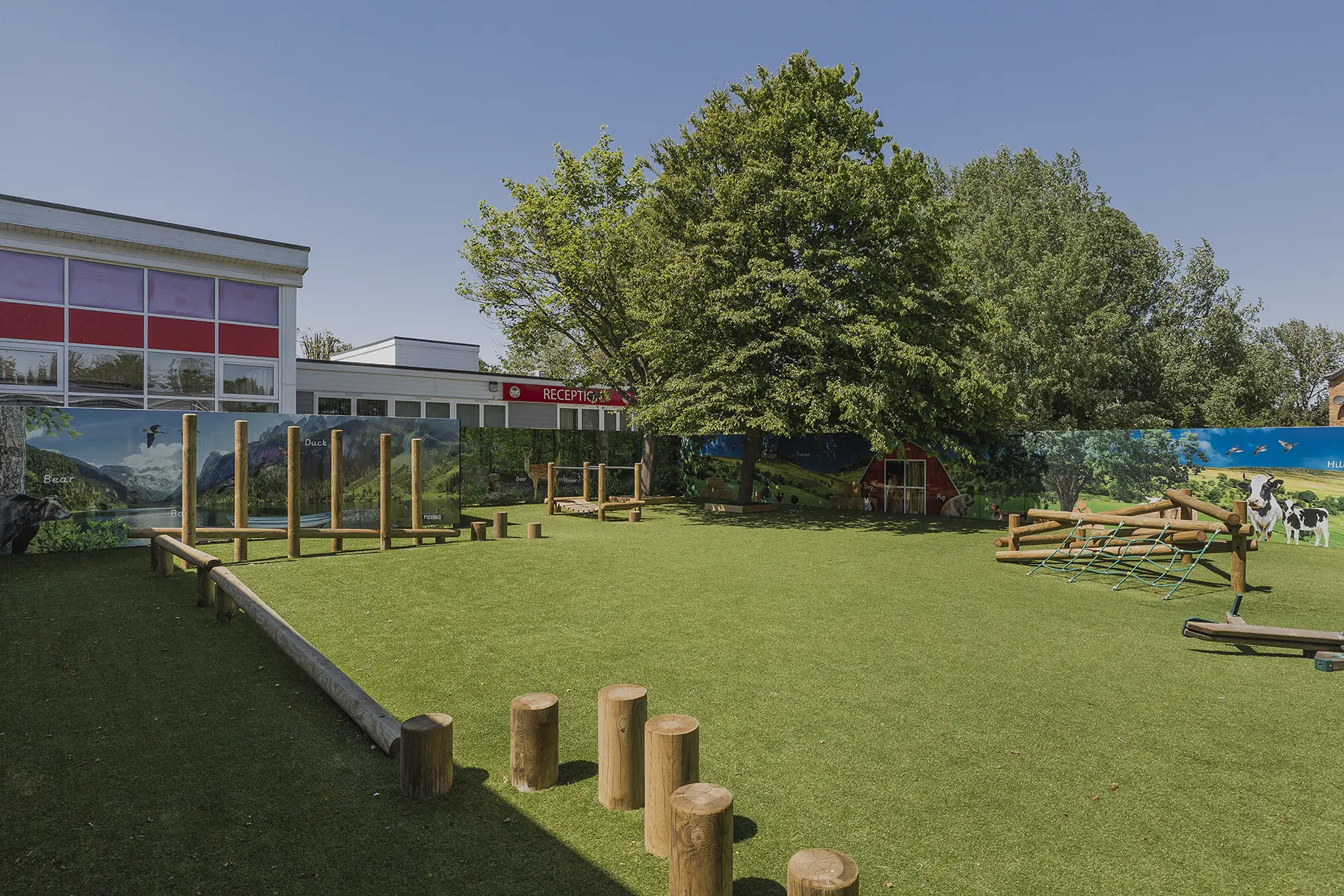 Early years school wall art