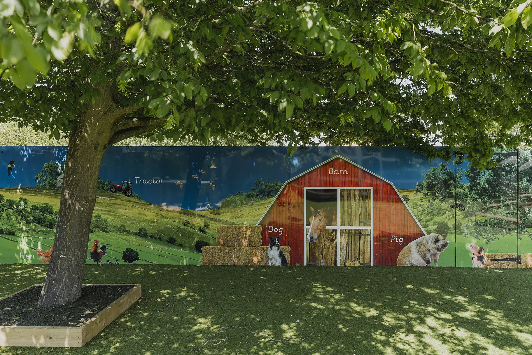 Early years school wall art