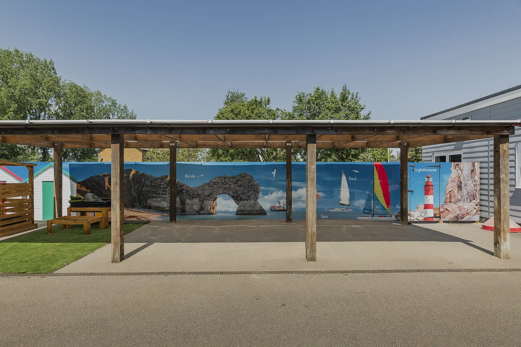 Early years school wall art