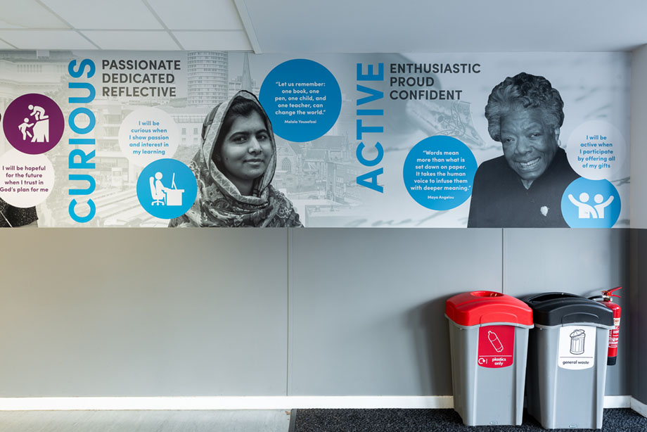 Cardinal wiseman values wall art