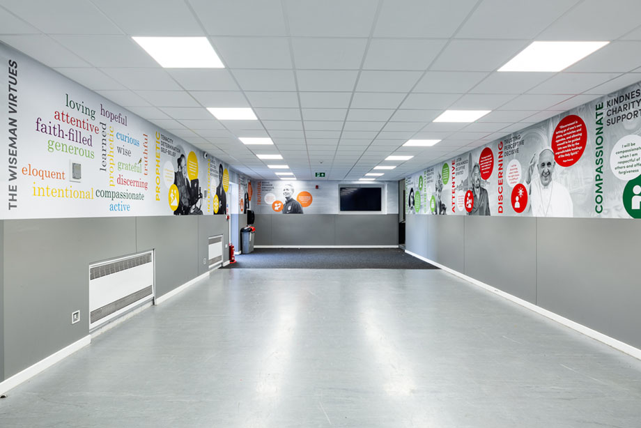 Cardinal wiseman values wall art