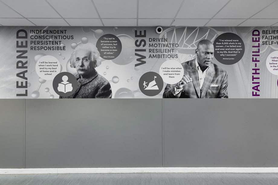 Cardinal wiseman values wall art