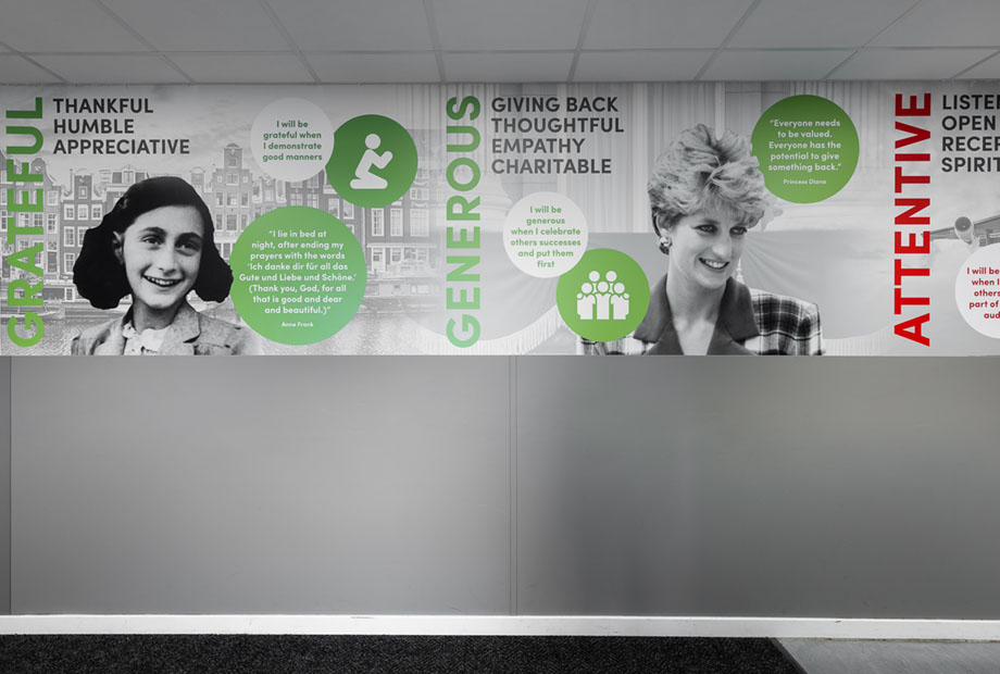 Cardinal wiseman values wall art