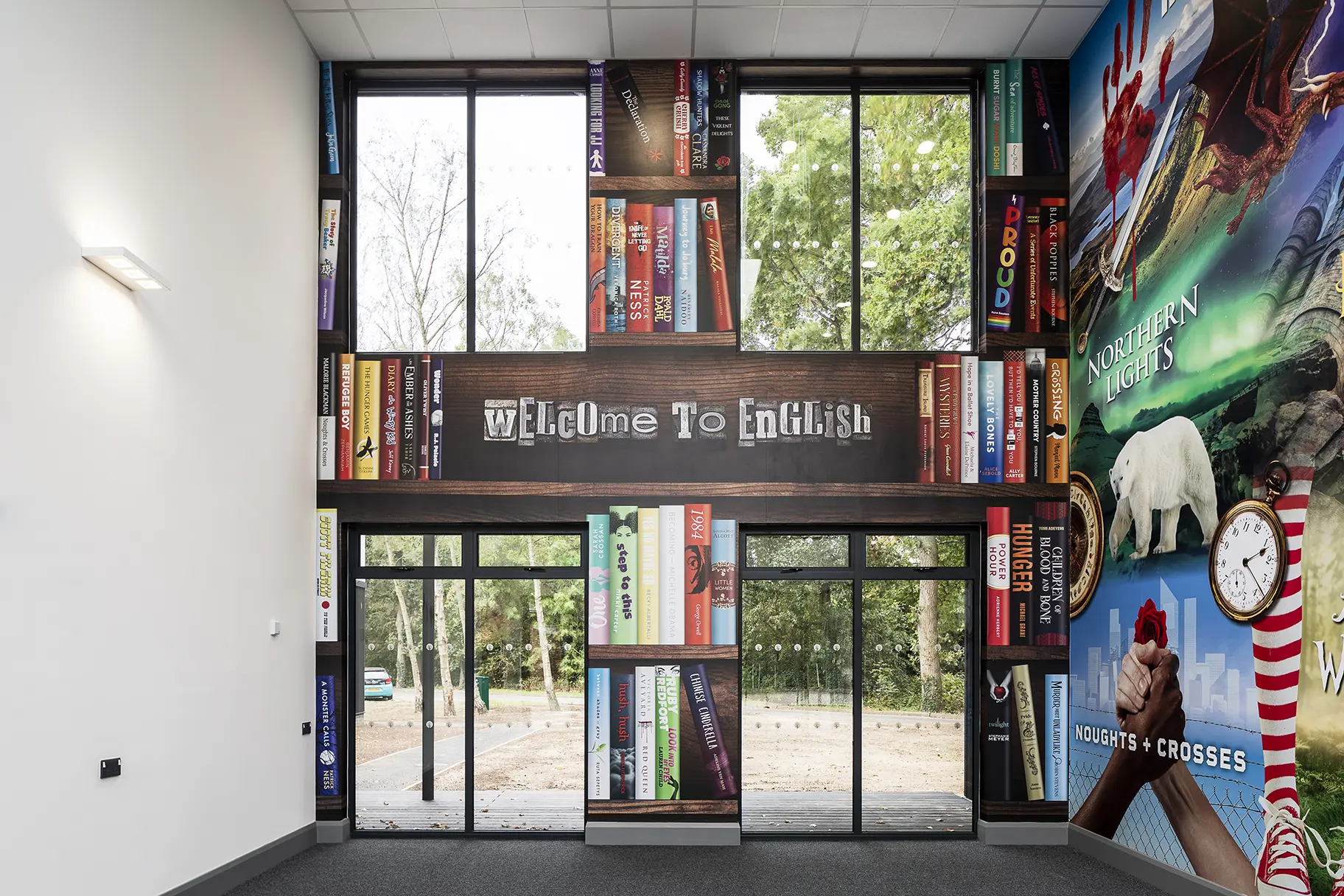 Ratcliffe college english wall art