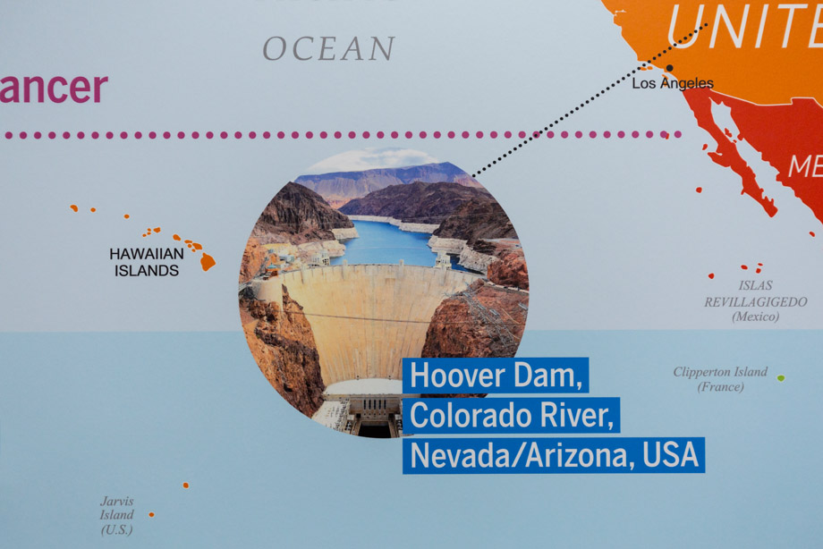 The Grove Academy school map wall art